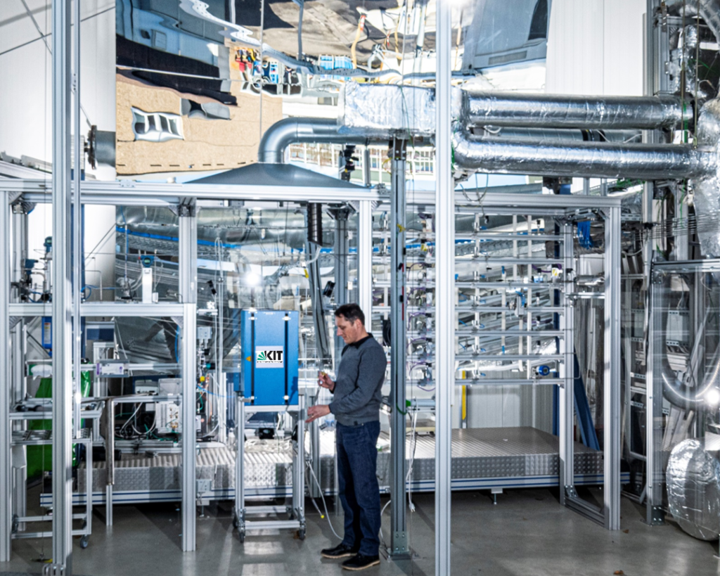 Erzeugung von CO2-negativem Wasserstoff und Kohlenstoff aus Biogas